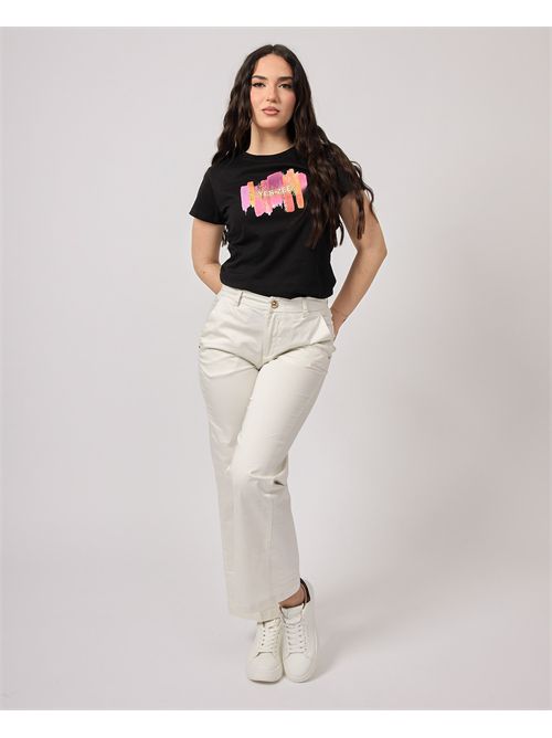 Yes Zee women's cotton T-shirt with print YES ZEE | T222-T9010713
